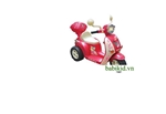 Xe máy điện trẻ em 7377 mau đỏ