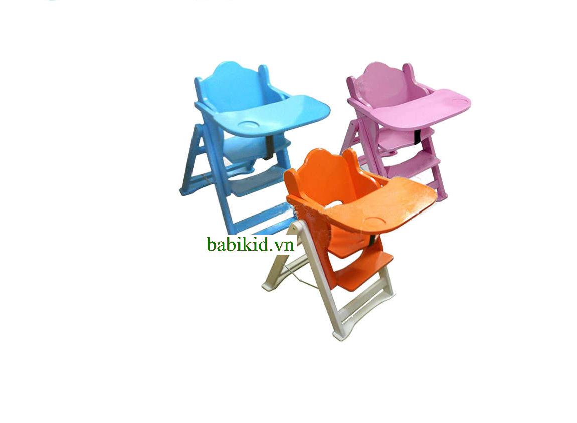 Ghế ăn bột gỗ xoan đào 3 cấp độ sơn màu